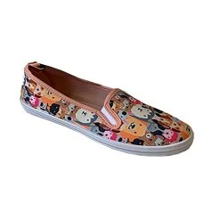 Coupon ⭐ Ashley-Blue 👩 Womens Ashley Blue 🦮 Dog Twingore Taupe Flats ⭐