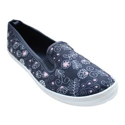 Buy 🥰 Ashley-Blue 👩 Womens Ashley Blue Paisley Twin Gore Flats ✨
