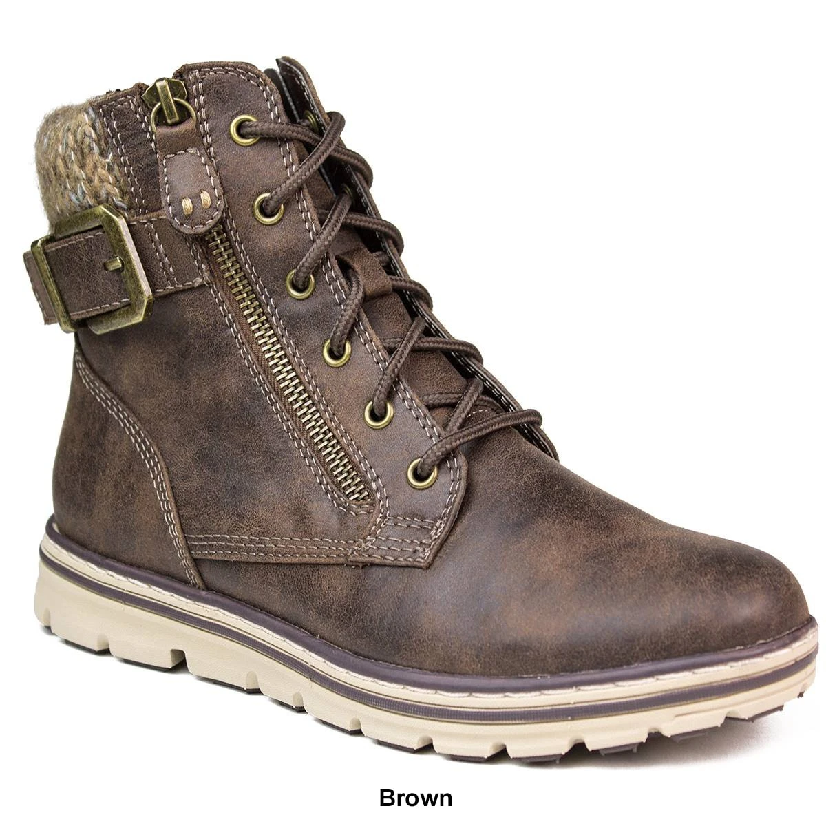 Cheapest 🤩 Cliffs-by-White-Mountain 👩 Womens Cliffs By White Mountain Kelsie Lace Up Hiker 🥾 Boots ✨ 6 Cheapest 🤩 Cliffs-by-White-Mountain 👩 Womens Cliffs By White Mountain Kelsie Lace Up Hiker 🥾 Boots ✨ - Image 4