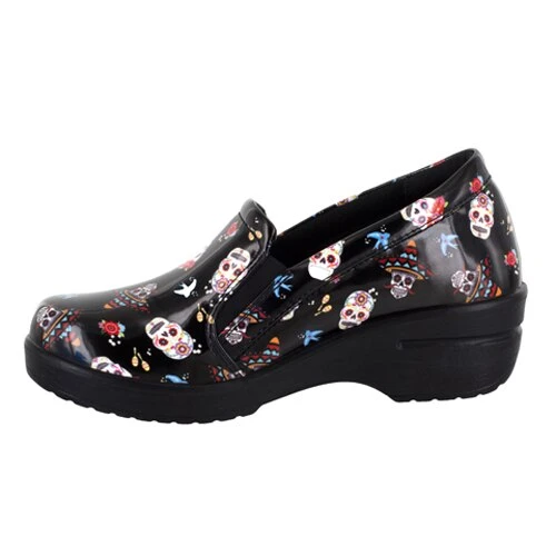 Cheapest π Easy-Works-by-Easy-Street π© Womens Easy Works By Easy Street Leeza Skulls Patent Work Clogs π 5 Cheapest π Easy-Works-by-Easy-Street π© Womens Easy Works By Easy Street Leeza Skulls Patent Work Clogs π - Image 3