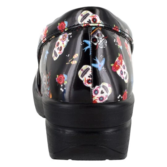 Cheapest π Easy-Works-by-Easy-Street π© Womens Easy Works By Easy Street Leeza Skulls Patent Work Clogs π 6 Cheapest π Easy-Works-by-Easy-Street π© Womens Easy Works By Easy Street Leeza Skulls Patent Work Clogs π - Image 4