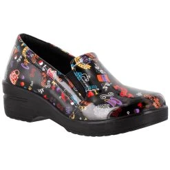 Discount π₯° Easy-Works-by-Easy-Street π© Womens Easy Works By Easy Street Leeza Coffee Patent Work Clogs π