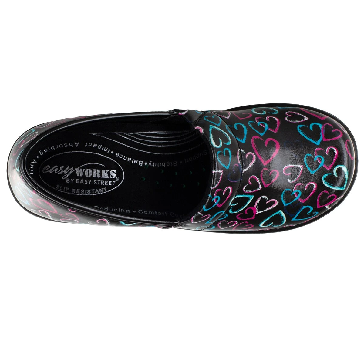 Brand new π― Easy-Works-by-Easy-Street π© Womens Easy Works By Easy Street Laurie Heart Work Clogs π― 6 Brand new π― Easy-Works-by-Easy-Street π© Womens Easy Works By Easy Street Laurie Heart Work Clogs π― - Image 4