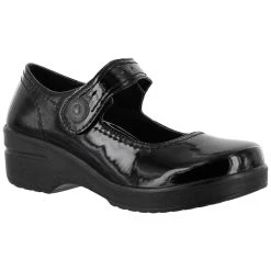 Promo ⌛ Easy-Works-by-Easy-Street 👩 Womens Easy Works By Easy Street Letsee Patent Mary Jane Clogs 👍