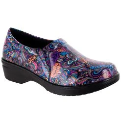 Cheapest 🤩 Easy-Works-by-Easy-Street 👩 Womens Easy Works By Easy Street Tiffany Patent Work Clogs 🎁