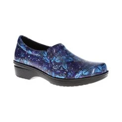 Best Pirce 🎁 Easy-Works-by-Easy-Street 👩 Womens Easy Works By Easy Street Tiffany Purple And Blue Clogs 🎁