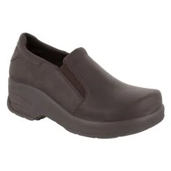 New ❤️ Easy-Works-by-Easy-Street 👩 Womens Easy Works By Easy Street Appreciate Leather Clogs 🧨