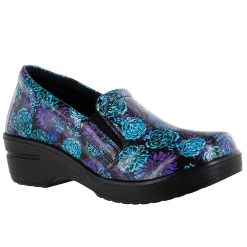 Budget ✨ Easy-Works-by-Easy-Street 👩 Womens Easy Works By Easy Street Leeza Purple Work Clogs ⭐